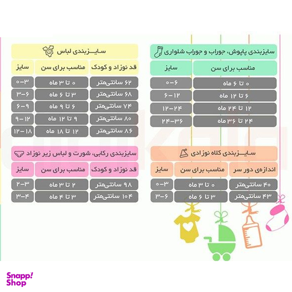 دستکش نوزادی نیلی (Nili) مدل Snow White
