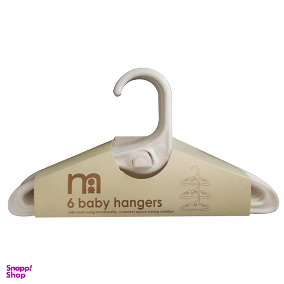 چوب لباسی نوزاد مادرکر (Mothercare) کد 2019 بسته 6 عددی