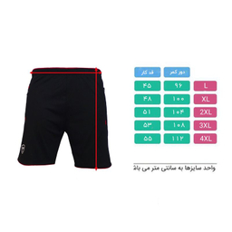 شلوارک ورزشی مردانه 1991 اس دبلیو (1991Sw) مدل SH1906 BR