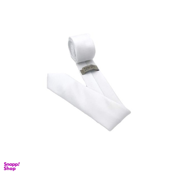 کراوات ساتن ساده هکس ایران (Hex Iran) مدل Ks-Wite