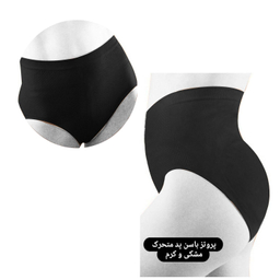 پروتز باسن گنی زنانه مدل طرح دار رنگ مشکی