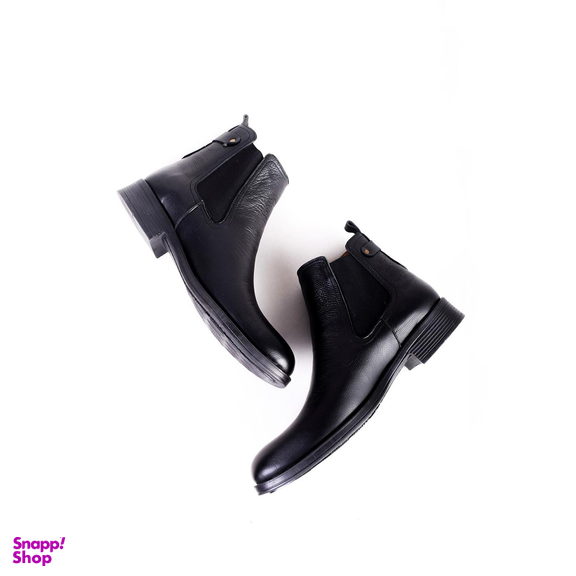 بوت چرم مردانه مستر چرم (Mr Charm) مدل Mrch30028 رنگ مشکی