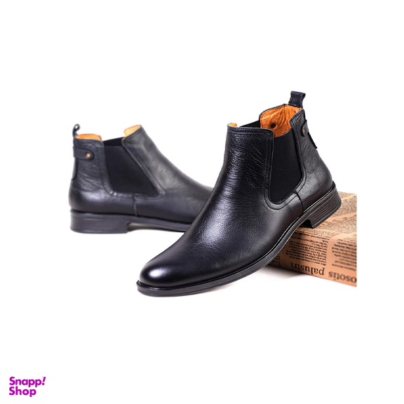 بوت چرم مردانه مستر چرم (Mr Charm) مدل Mrch30028 رنگ مشکی