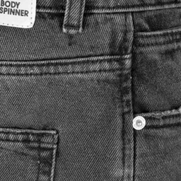 شلوارک جین مردانه بادی اسپینر (Body Spinner) مدل 4267 رنگ ذغالی