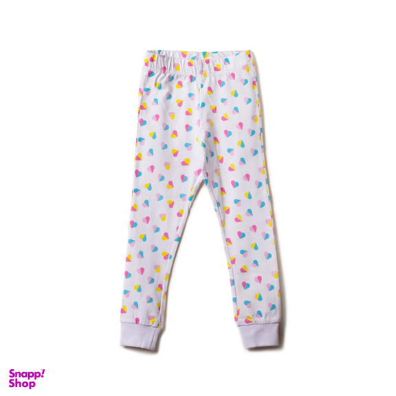 ست بلوز و شلوار دخترانه جی بی جو طرح قلب کد WH70064