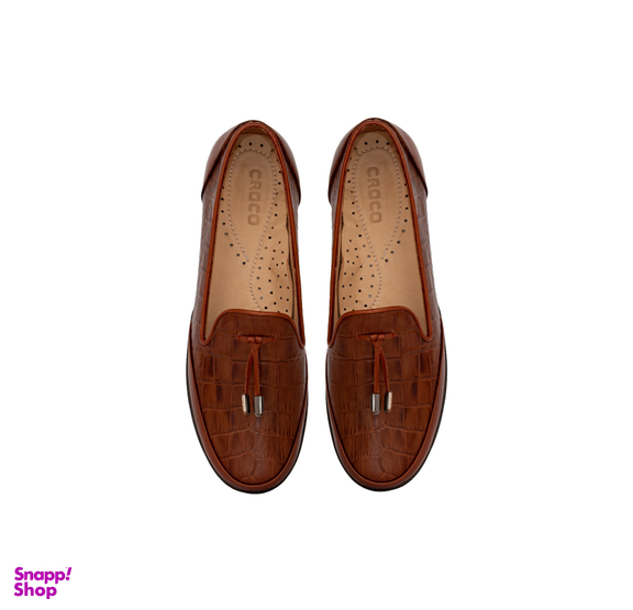 کفش زنانه کروکو (Croco) مدل 200009 رنگ عسلی