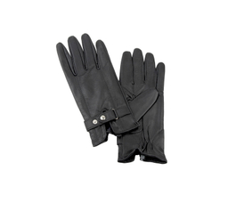 دستکش مردانه کروکو (Croco) مدل کمربندی چاکدار رنگ مشکی