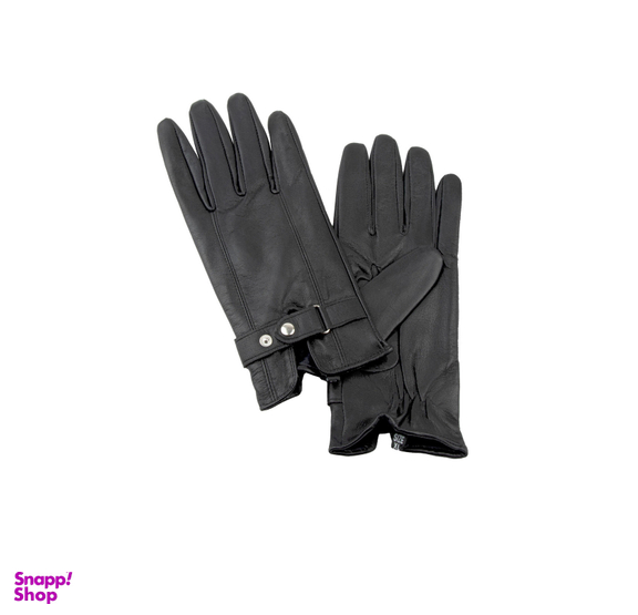 دستکش مردانه کروکو (Croco) مدل کمربندی چاکدار رنگ مشکی