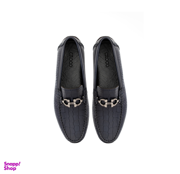 کفش مردانه کروکو (Croco) مدل 6004 رنگ آبی نفتی