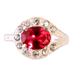 انگشتر نقره زنانه بازرگانی میلادی کد AW-021