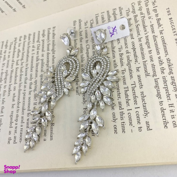 گوشواره زنانه وای اس ایکس (YSX) مدل جواهری کد E4199