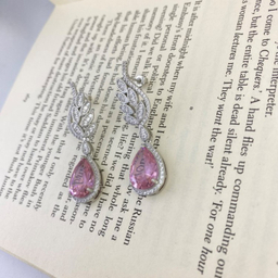 گوشواره زنانه سواروسکی (Swarovski) مدل اشک کد E4195