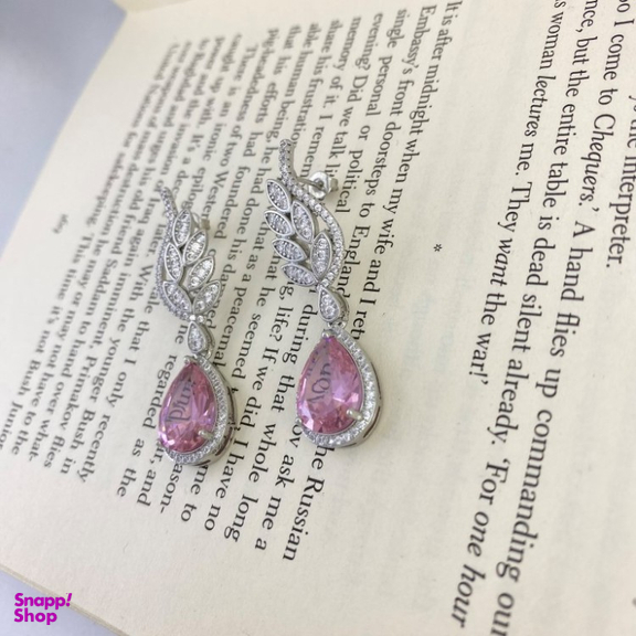 گوشواره زنانه سواروسکی (Swarovski) مدل اشک کد E4195