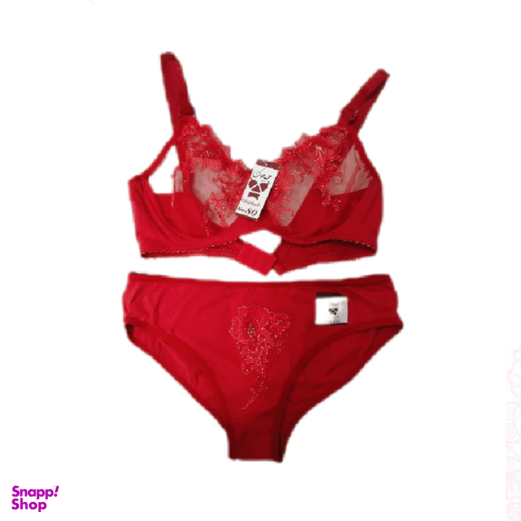 ست شورت و سوتین چیچک (Chichak) رنگ قرمز