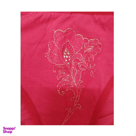 ست شورت و سوتین چیچک (Chichak) رنگ قرمز مشکی