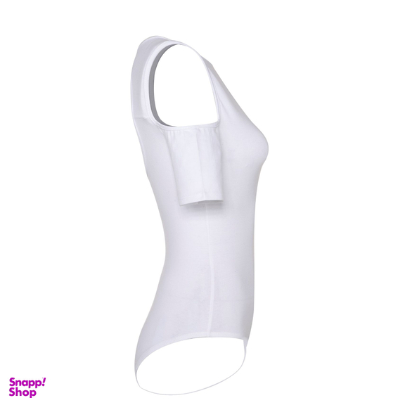 بادی آستین کوتاه زنانه افراتین (Afratin) کد 9541 رنگ سفید