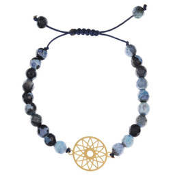 دستبند طلا 18 عیار رزا مدل BS138