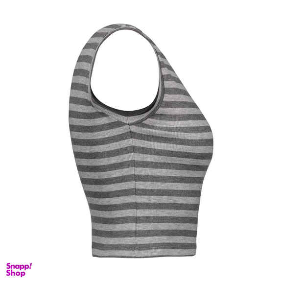 نیم تنه زنانه افراتین مدل راه راه رنگ طوسی تیره