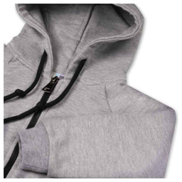 سویشرت دخترانه جی بی جو (Jibijo) مدل ساده کد 70011 رنگ طوسی