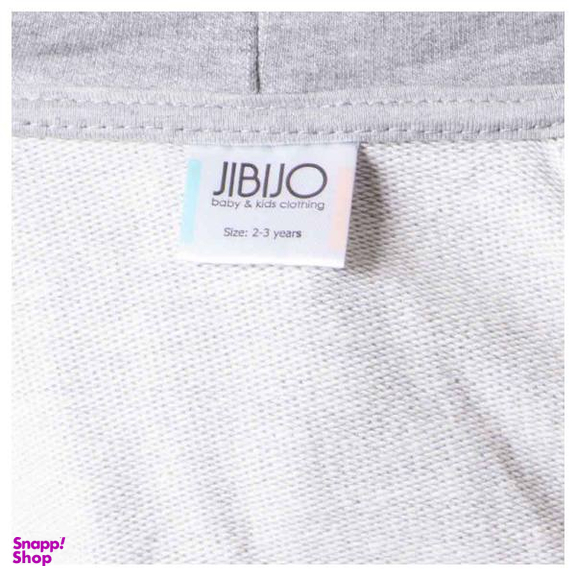 سویشرت دخترانه جی بی جو (Jibijo) مدل ساده کد 70011 رنگ طوسی