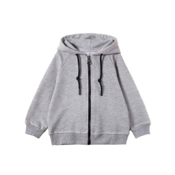 سویشرت دخترانه جی بی جو (Jibijo) مدل ساده کد 70011 رنگ طوسی