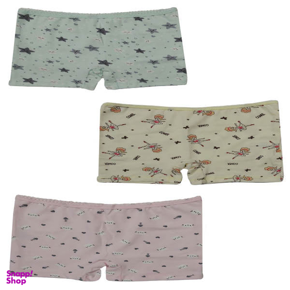 شورت دخترانه کوزا (Koza) مدل J-NIZ_3693 مجموعه 3 عددی