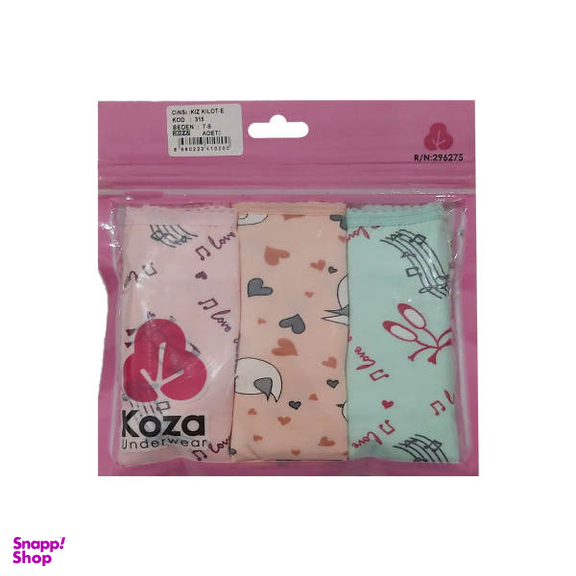 شورت دخترانه کوزا (Koza) مدل J-NIZ_3701 مجموعه 3 عددی