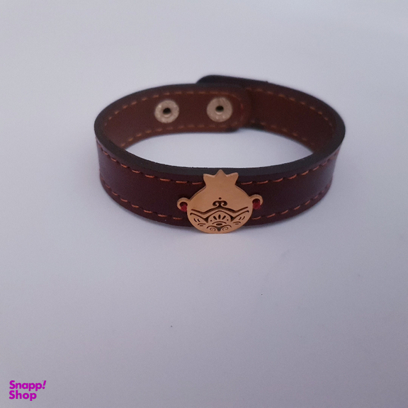 دستبند چرم زنانه مدل انار