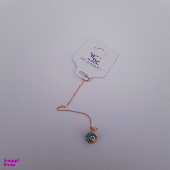 آویز ساعت زنانه وای اس ایکس (YSX) مدل گوی فیروزه طلایی