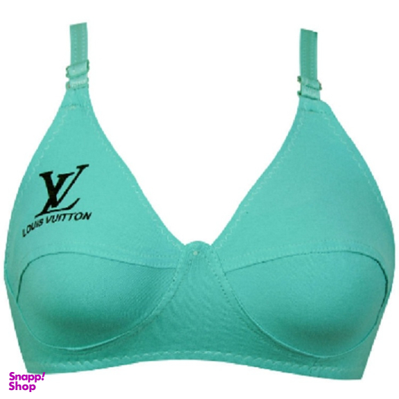 سوتین زنانه مدل ساده LV رنگ آبی