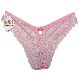 شورت زنانه مدل گیپور جنیفری رنگ صورتی