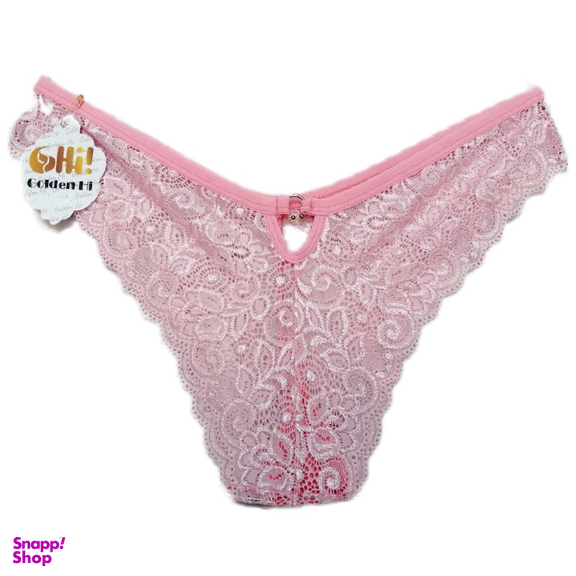 شورت زنانه مدل گیپور جنیفری رنگ صورتی