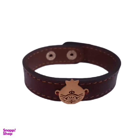 دستبند چرم زنانه مدل انار