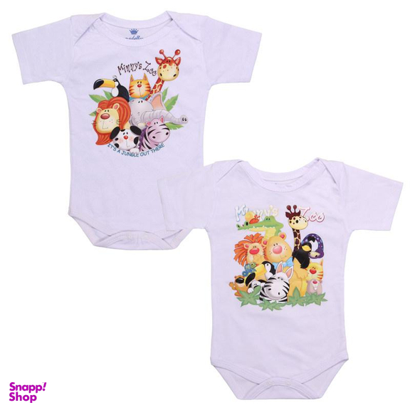 بادی نوزادی مدلا (Medela) مدل باغ وحش کد MAS161541 بسته دو عددی