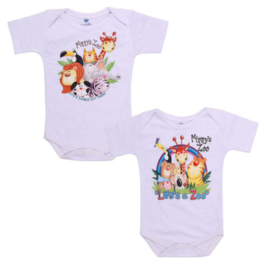 بادی نوزادی مدلا (Medela) مدل باغ وحش کد MAS121541 بسته 2 عددی