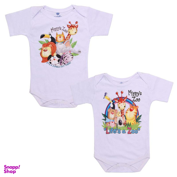 بادی نوزادی مدلا (Medela) مدل باغ وحش کد MAS121541 بسته 2 عددی