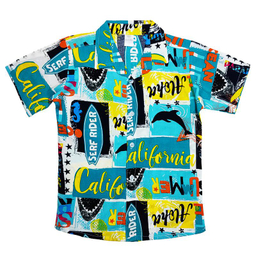 پیراهن پسرانه مدلا (Medela) طرح هاوایی کد KAM 1122