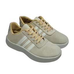 کفش پیاده روی مردانه شهر چرم (Leather City) مدل واکر رنگ کرم