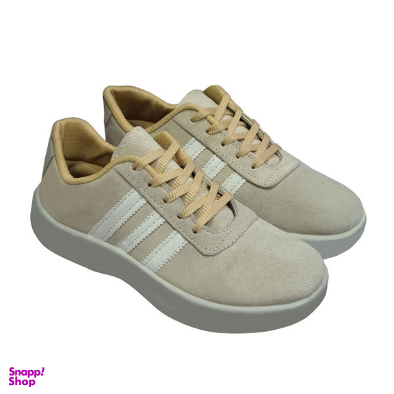 کفش پیاده روی مردانه شهر چرم (Leather City) مدل واکر رنگ کرم