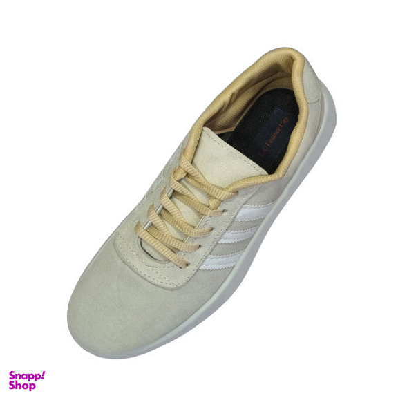 کفش پیاده روی مردانه شهر چرم (Leather City) مدل واکر رنگ کرم