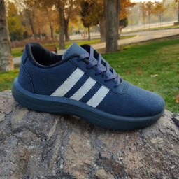 کفش روزمره مردانه شهر چرم (Leather City) مدل واکر رنگ سرمه ای