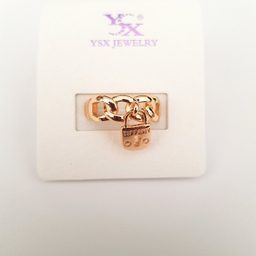 انگشتر زنانه وای اس ایکس (YSX) مدل زنجیر و قفل