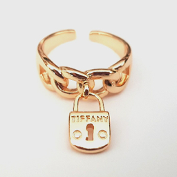 انگشتر زنانه وای اس ایکس (YSX) مدل زنجیر و قفل