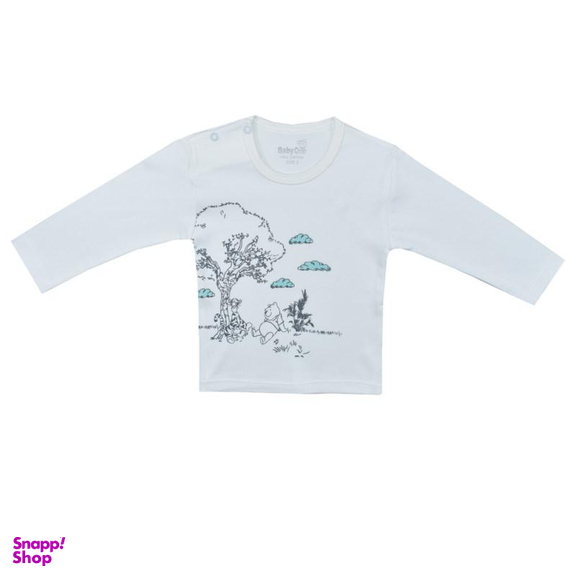 تیشرت آستین بلند نوزادی بی بی وان (Baby One) مدل پو
