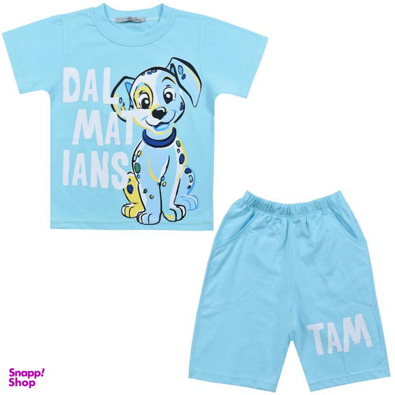 ست تیشرت و شلوارک پسرانه نیروان (Nirvaan) مدل 2102 -4