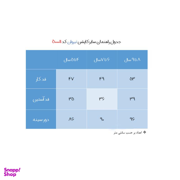 کاپشن پسرانه نیروان (Nirvaan) کد 500011 -2