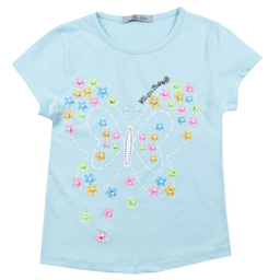 ست تیشرت و شلوارک دخترانه نیروان (Nirvaan) مدل 2100 -1