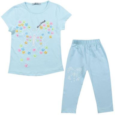 ست تیشرت و شلوارک دخترانه نیروان (Nirvaan) مدل 2100 -1