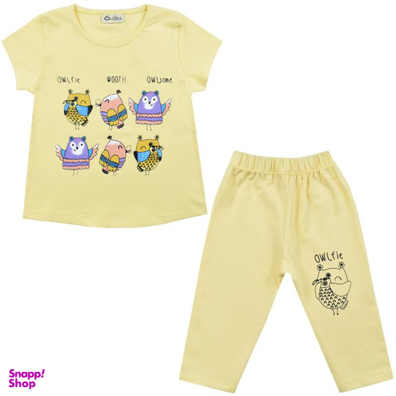 ست تیشرت و شلوارک دخترانه نیروان (Nirvaan) مدل 2149 -5