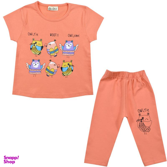 ست تیشرت و شلوارک دخترانه نیروان (Nirvaan) مدل 2149 -1